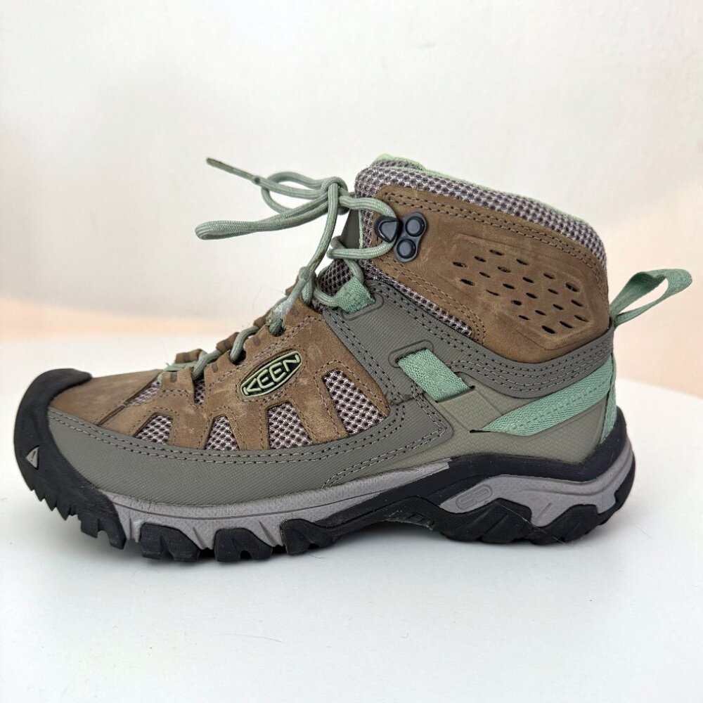 Keen Targhee Vent Mid Women's Hiking Boots in Fumo/Quiet Green size 8.5 US/39 EU - Picture 5 of 9